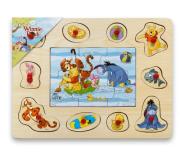 Opakowanie Układanka drewniana z pinezkami Kubuś Puchatek