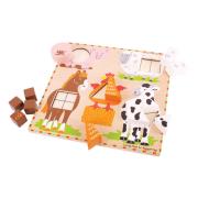 Opakowanie Układanka ze Zwierzątkami - Nauka Liczenia