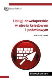 Okładka książki Usługi deweloperskie w ujęciu księgowym i podatkowym