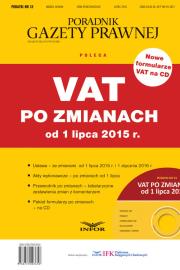 Opakowanie Vat po zmianach od 1 lipca 2015 r.