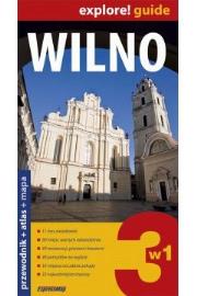 Okładka książki Wilno 3 w 1 przewodnik + atlas + mapa
