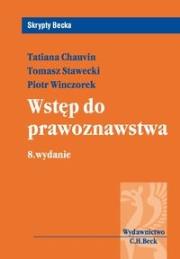 Wstęp do prawoznawstwa. Autor: Chauvin Tatiana, Stawecki Tomasz, Winczorek Piotr. Dadada.pl Okładka książki Wstęp do prawoznawstwa