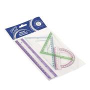 Zestaw kreślarski 4 elementy. Wydawca: Easy Stationery. Dadada.pl Opakowanie Zestaw kreślarski 4 elementy