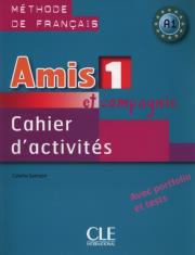 Amis et compagnie 1 Ćwiczenia A1+ CD. Autor: Colette Samson. Dadada.pl Okładka książki Amis et compagnie 1 Ćwiczenia A1+ CD
