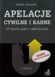 Okładka książki Apelacje cywilne i karne