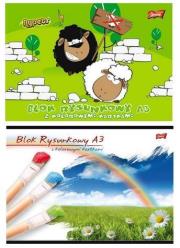 Opakowanie Blok rysunkowy A3/16K kolorowy MIX (10szt)