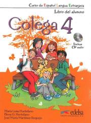 Colega 4 podręcznik + ćwiczenia + CD. Autor:   Praca zbiorowa. Dadada.pl Okładka książki Colega 4 podręcznik + ćwiczenia + CD