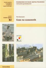 Czas na czasownik. Autor: Garncarek Piotr. Dadada.pl Okładka książki Czas na czasownik
