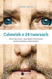 Człowiek o 24 twarzach. Autor: Daniel Keyes. Dadada.pl Okładka książki Człowiek o 24 twarzach