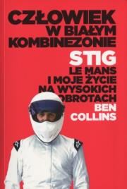 Człowiek w białym kombinezonie. Autor: Collins Ben. Dadada.pl Okładka książki Człowiek w białym kombinezonie