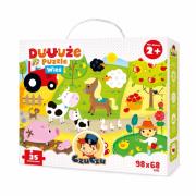 CzuCzu Duuuże puzzle Wieś. Wydawca: Bright Junior Media. Dadada.pl Opakowanie CzuCzu Duuuże puzzle Wieś