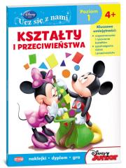 Okładka książki Disney Ucz się z nami Klub Przyjaciół Myszki Miki Kształty i przeciwieństwa