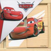 Opakowanie Drewniane puzzle do układania Auta