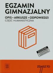 Egzamin gimnazjalny Część humanistyczna. Autor: praca zbiorowa. Dadada.pl Okładka książki Egzamin gimnazjalny Część humanistyczna