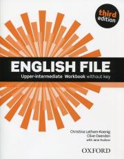 ENGLISH FILE 3E UPP-INT. WB/BK-OXFORD. Autor: Latham-Koenig Christina, Oxenden Clive, Seligson Paul. Dadada.pl Okładka książki ENGLISH FILE 3E UPP-INT. WB/BK-OXFORD