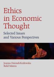 Ethics in Economic Thought. Autor: Dzionek-Kozłowska Joanna, Matera Rafał. Dadada.pl Okładka książki Ethics in Economic Thought