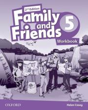 Family and Friends 2E 5 WB OXFORD. Autor: Helen Casey. Dadada.pl Okładka książki Family and Friends 2E 5 WB OXFORD