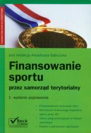 Okładka książki Finansowanie sportu przez samorząd terytorialny
