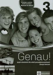 Genau! 3 Zeszyt ćwiczeń + CD. Autor: Tkadkeckova Carla, Machowiak Danuta E.. Dadada.pl Okładka książki Genau! 3 Zeszyt ćwiczeń + CD