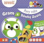 Okładka książki Gram z Sówką Zuzią Pory roku