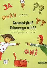 Gramatyka? Dlaczego nie?!. Autor: Joanna Machowska. Dadada.pl Okładka książki Gramatyka? Dlaczego nie?!