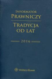 Opakowanie Informator Prawniczy 2016 Tradycja od lat granatowy