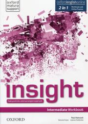 Insight Intermediate LO Ćwiczenia. Język angielski wyd.2015. Autor: Paul Hancock, Danuta Gryca, Joanna Sobierska. Dadada.pl Okładka książki Insight Intermediate LO Ćwiczenia. Język angielski wyd.2015