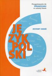 Język polski SP 6 z.zad. przyg. do sprawdzianu GWO. Autor: Katarzyna Zięcik. Dadada.pl Okładka książki Język polski SP 6 z.zad. przyg. do sprawdzianu GWO