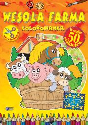 Okładka książki Kolorowanka. Wesoła farma