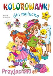 Okładka książki Kolorowanki dla malucha Przyjaciółki