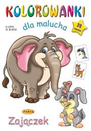 Okładka książki Kolorowanki dla malucha Zajączek