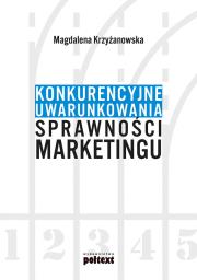 Okładka książki Konkurencyjne uwarunkowania sprawności marketingu