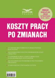 Koszty pracy po zmianach. Wydawca: Infor. Dadada.pl Opakowanie Koszty pracy po zmianach