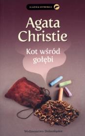 Kot wśród gołębi. Autor: Agatha Christie. Dadada.pl Okładka książki Kot wśród gołębi