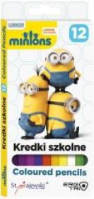 Opakowanie Kredki ołówkowe 12 kolorów Minionki BAMBINO