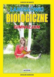 Łamigłówki biologiczne. Gimnazjum LITERAT. Autor: Wrocławski Grzegorz. Dadada.pl Okładka książki Łamigłówki biologiczne. Gimnazjum LITERAT
