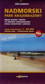 Opakowanie Nadmorski Park Krajobrazowy mapa turystyczna 1:50 000