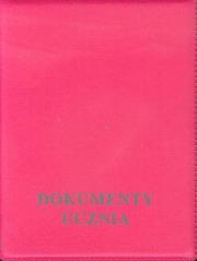 Opakowanie Okładka na dokumenty ucznia pionowa różowa