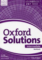 Oxford Solutions Intermediate WB with Online PP. Autor: Tim Falla i Paul A. Davies, Joanna Sobierska. Dadada.pl Okładka książki Oxford Solutions Intermediate WB with Online PP