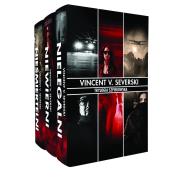Pakiet Trylogia Szpiegowska. Autor: Vincent V. Severski. Dadada.pl Okładka książki Pakiet Trylogia Szpiegowska