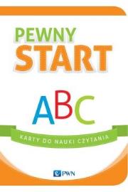 Pewny start Karty do nauki czytania. Autor: Praca zbiorowa. Dadada.pl Okładka książki Pewny start Karty do nauki czytania