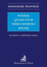 Okładka książki Podział quoad usum nieruchomości rolnej