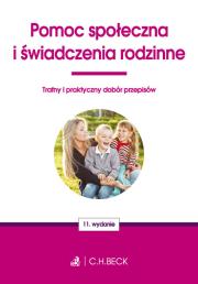 Okładka książki Pomoc społeczna i świadczenia rodzinne