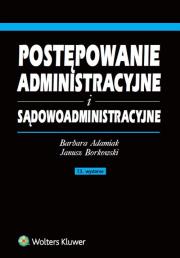 Okładka książki Postępowanie administracyjne i sądowoadministracyjne