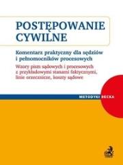 Postępowanie cywilne. Autor: Aniukiewicz Tomasz, Flaga-Gieruszyńska Kinga, Karwecka Katarzyna, Klich Aleksandra. Dadada.pl Okładka książki Postępowanie cywilne