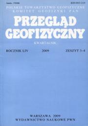 Opakowanie Przegląd Geofizyczny Rocznik LIV 2009 Zeszyt 3-4