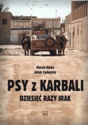 Psy z Karbali. Dziesięć razy Irak. Autor: Górka Marcin, Zadworny Adam. Dadada.pl Okładka książki Psy z Karbali. Dziesięć razy Irak