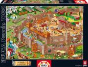 Puzzle 1000 Średniowiecze. Wydawca: Educa Borras. Dadada.pl Opakowanie Puzzle 1000 Średniowiecze