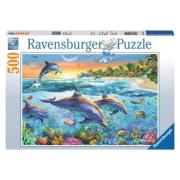 Opakowanie Puzzle 500 Delfiny