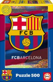 Puzzle 500 Klub Piłkarski Barcelona. Wydawca: Educa Borras. Dadada.pl Opakowanie Puzzle 500 Klub Piłkarski Barcelona